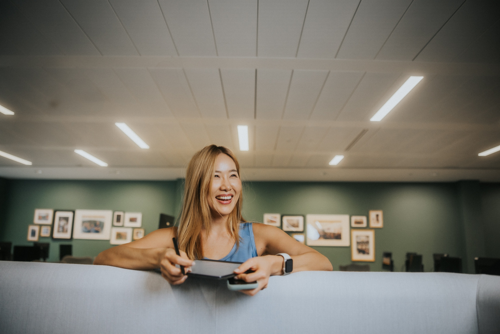 Employee at reception
